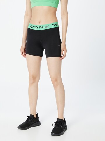 ONLY PLAY Skinny Workout Pants 'GILL COl' in Black: front