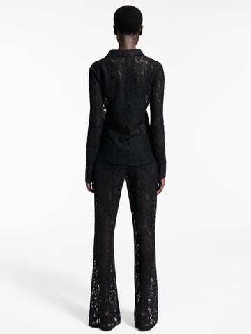 Chemisier 'XLENIT' MANGO en noir