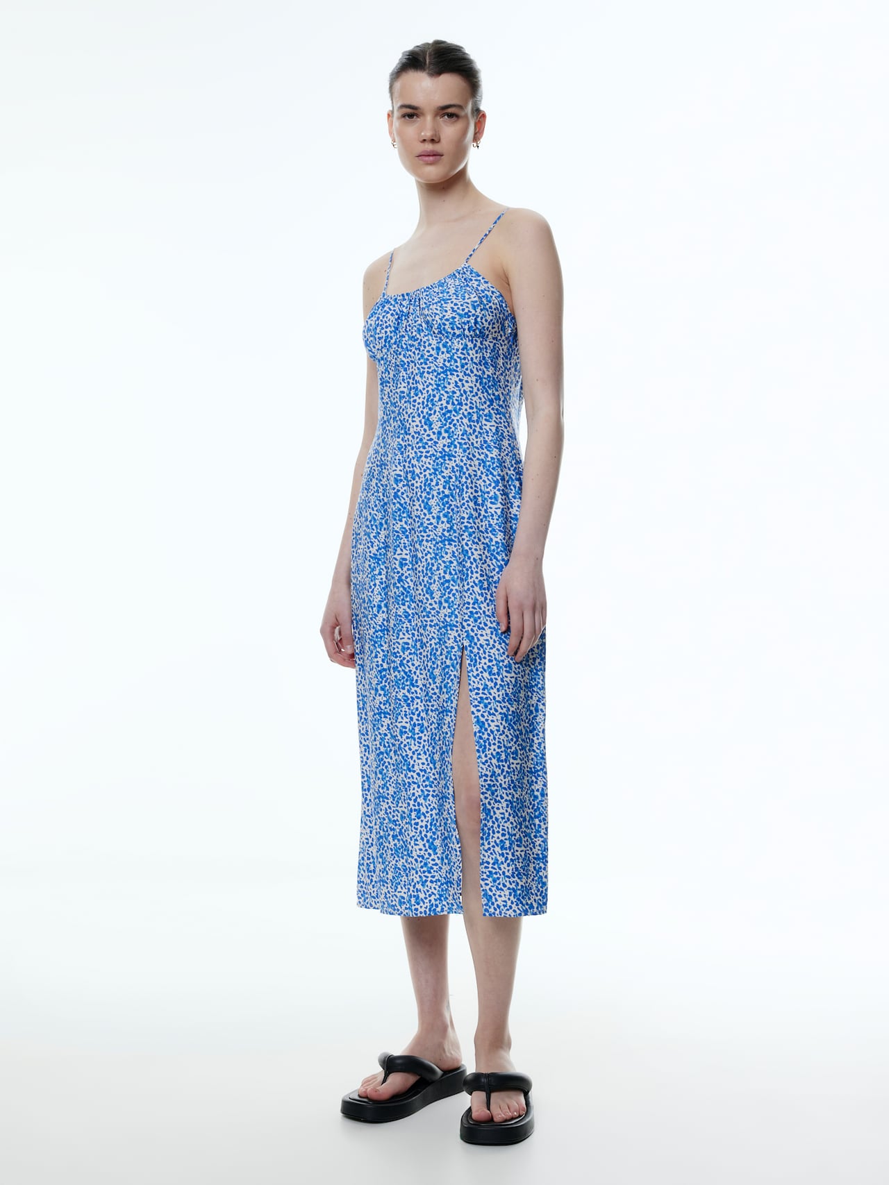 EDITED Producten Zomerjurk 'Maleen' Blauw