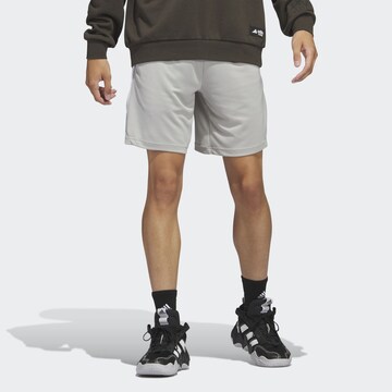 ADIDAS PERFORMANCE Loose fit Sports trousers in Grey