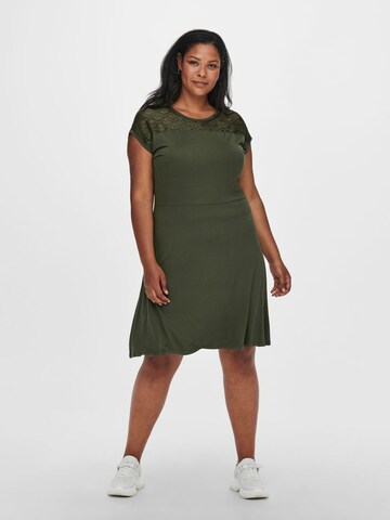 ONLY Carmakoma Dress 'FLAKE' in Green