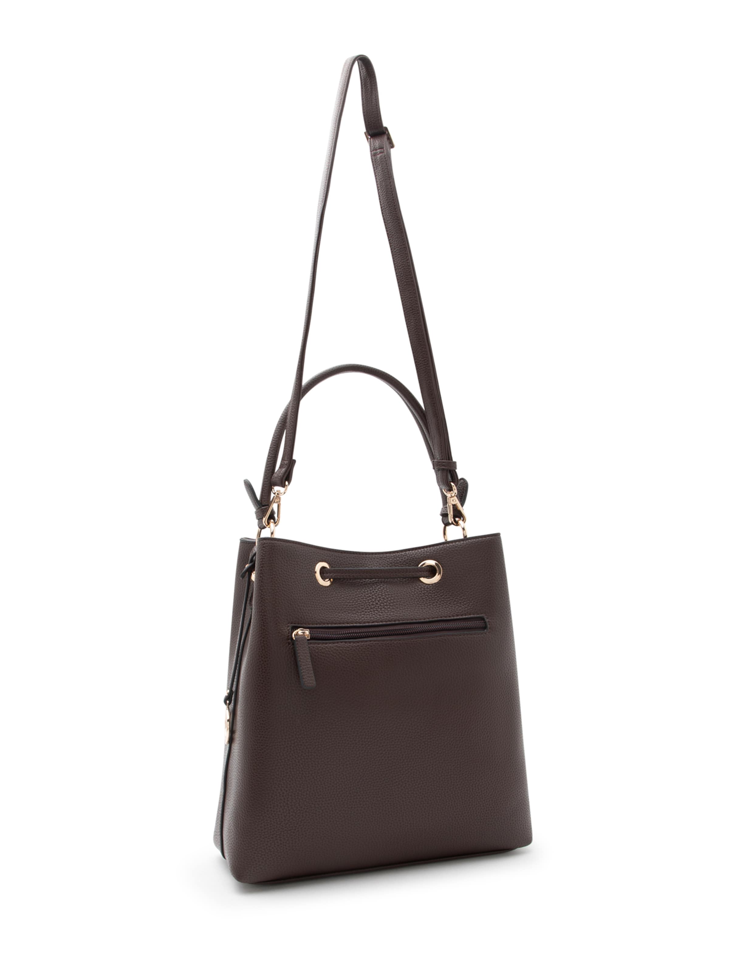 L.CREDI Pouch 'Ebony ' in Brown