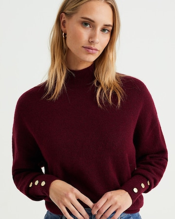 WE Fashion Sweater in Red: front