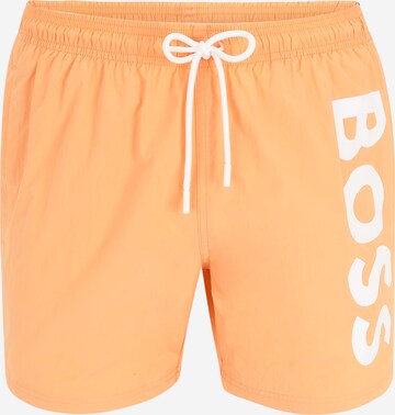 BOSS Swimming shorts 'Octopus' in Orange: front