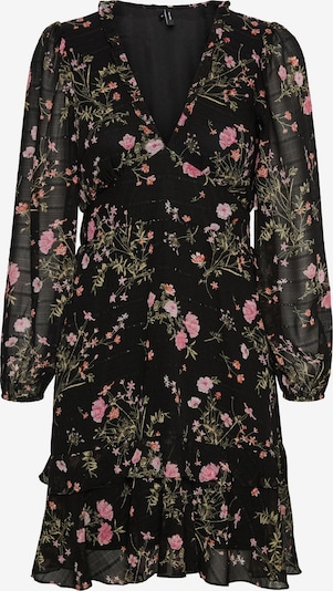 VERO MODA Kleit 'ROSA' roheline / roosa / must / valge, Tootevaade