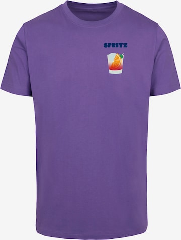 MT Men Shirt 'Vintage Spritz' in Purple: front