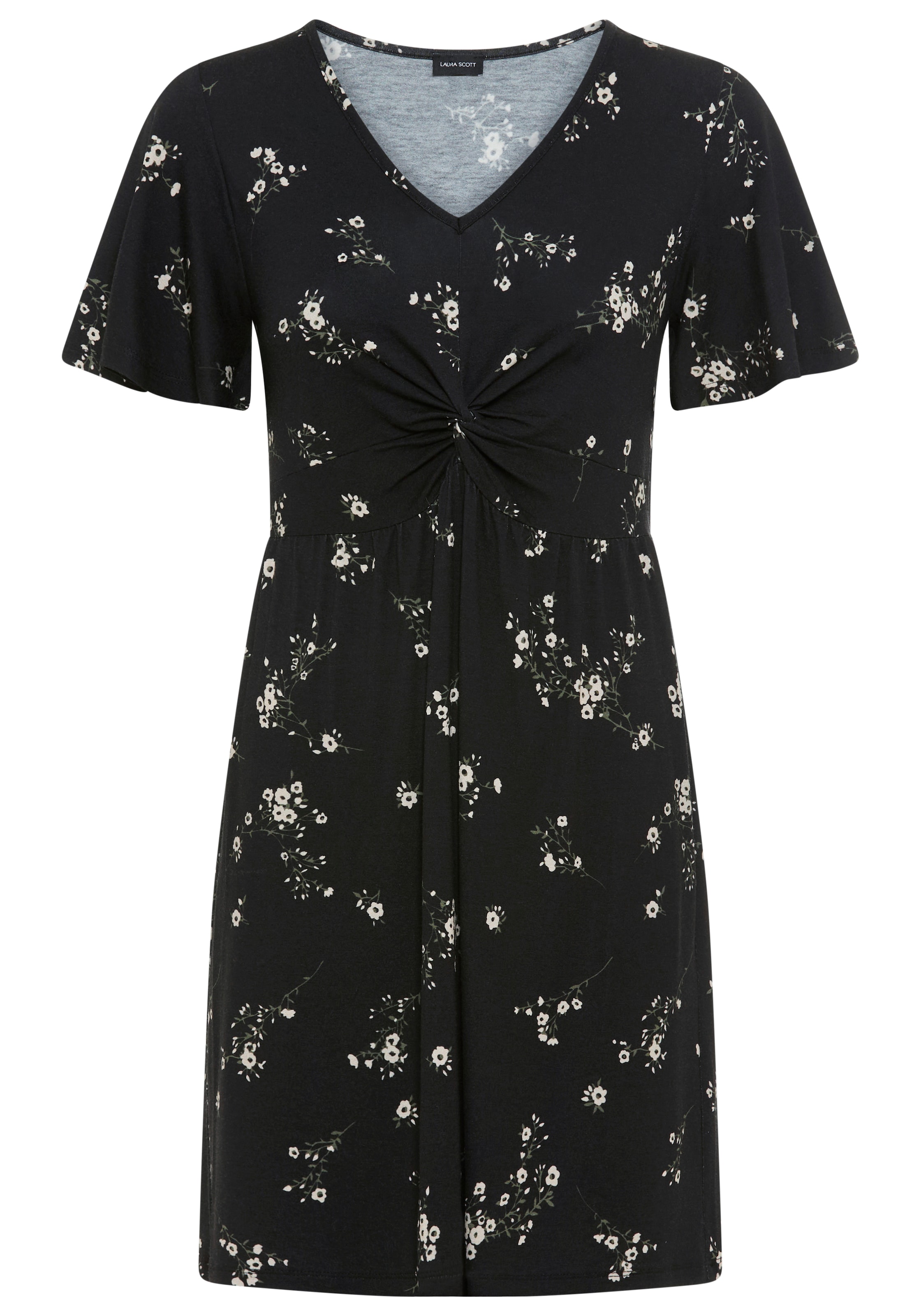 LAURA SCOTT Sommerkleid in Schwarz: Vorderseite
