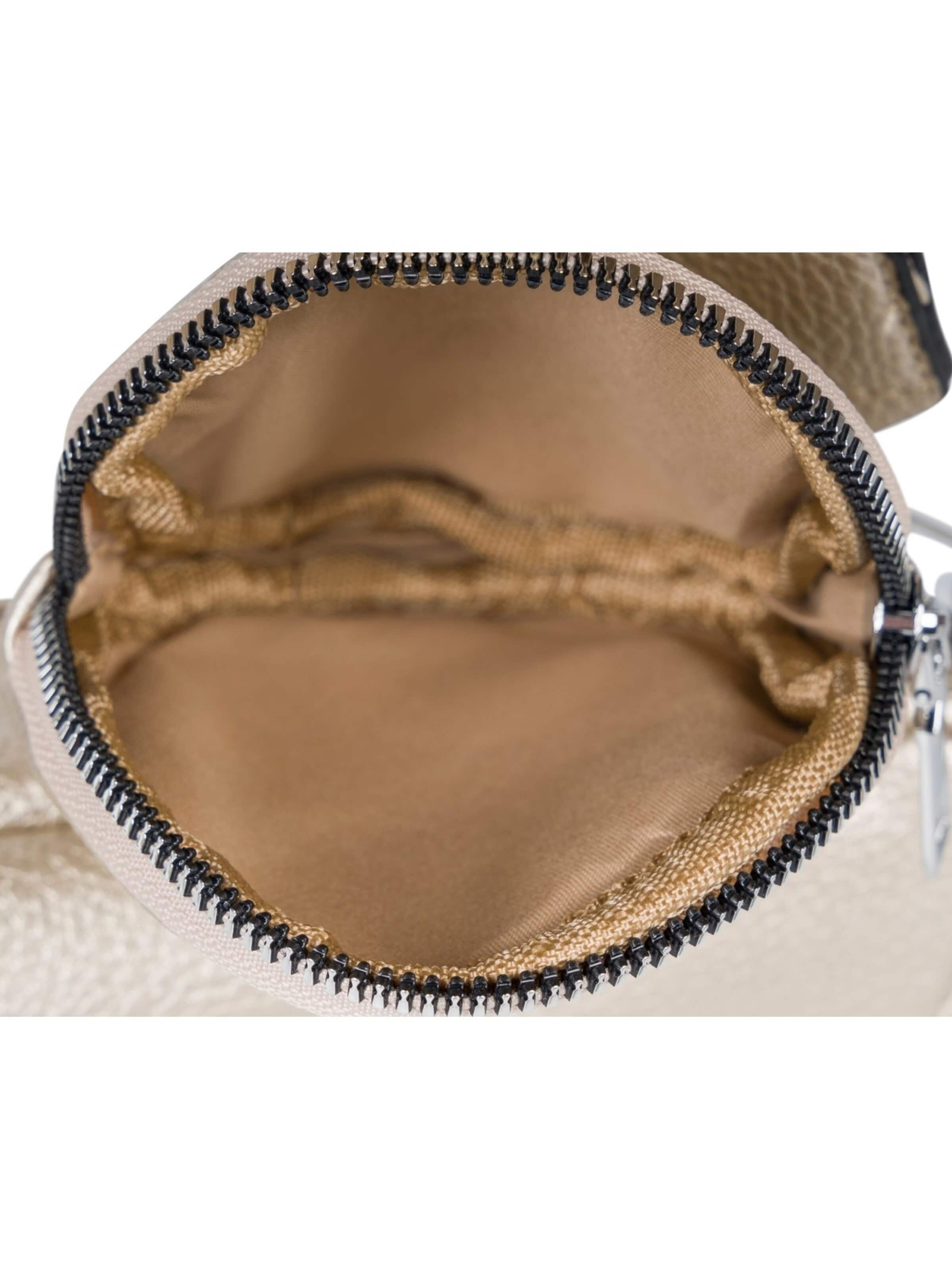 styleBREAKER Umhängetasche '2-Teiliges Set Halbmond Crossbody Bag'‌‌‌‌ in Gold