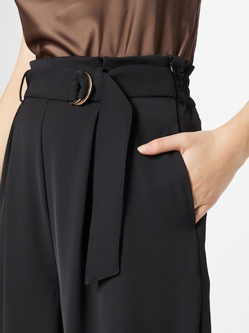 ABOUT YOU Wide leg Pleat-front trousers 'Gina' in Black