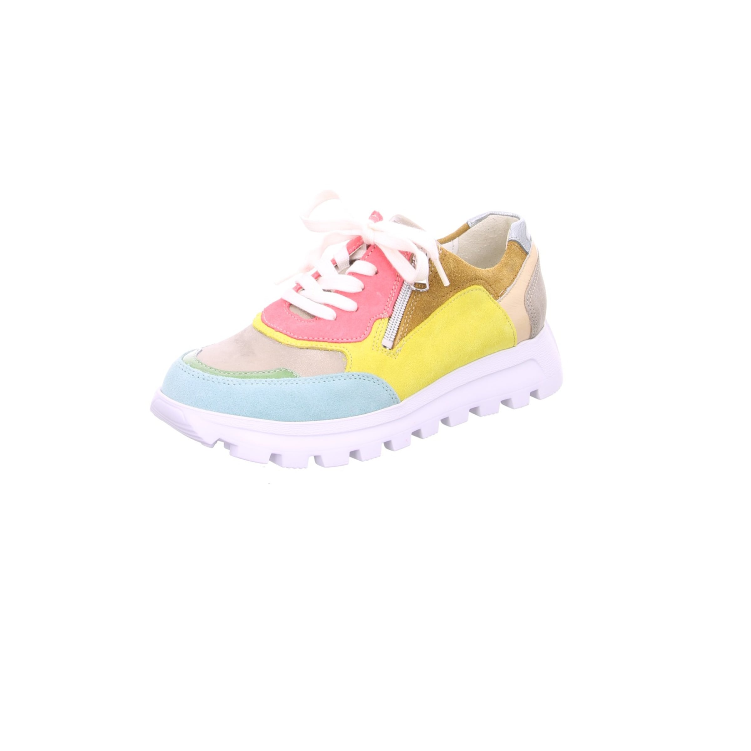 Baskets basses WALDLÄUFER en jaune : devant