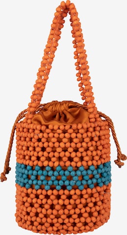 IZIA - Bolso saco en naranja: frente