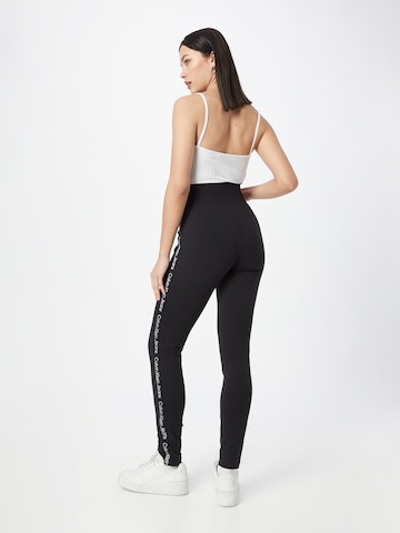 Coupe slim Leggings Calvin Klein Jeans en noir
