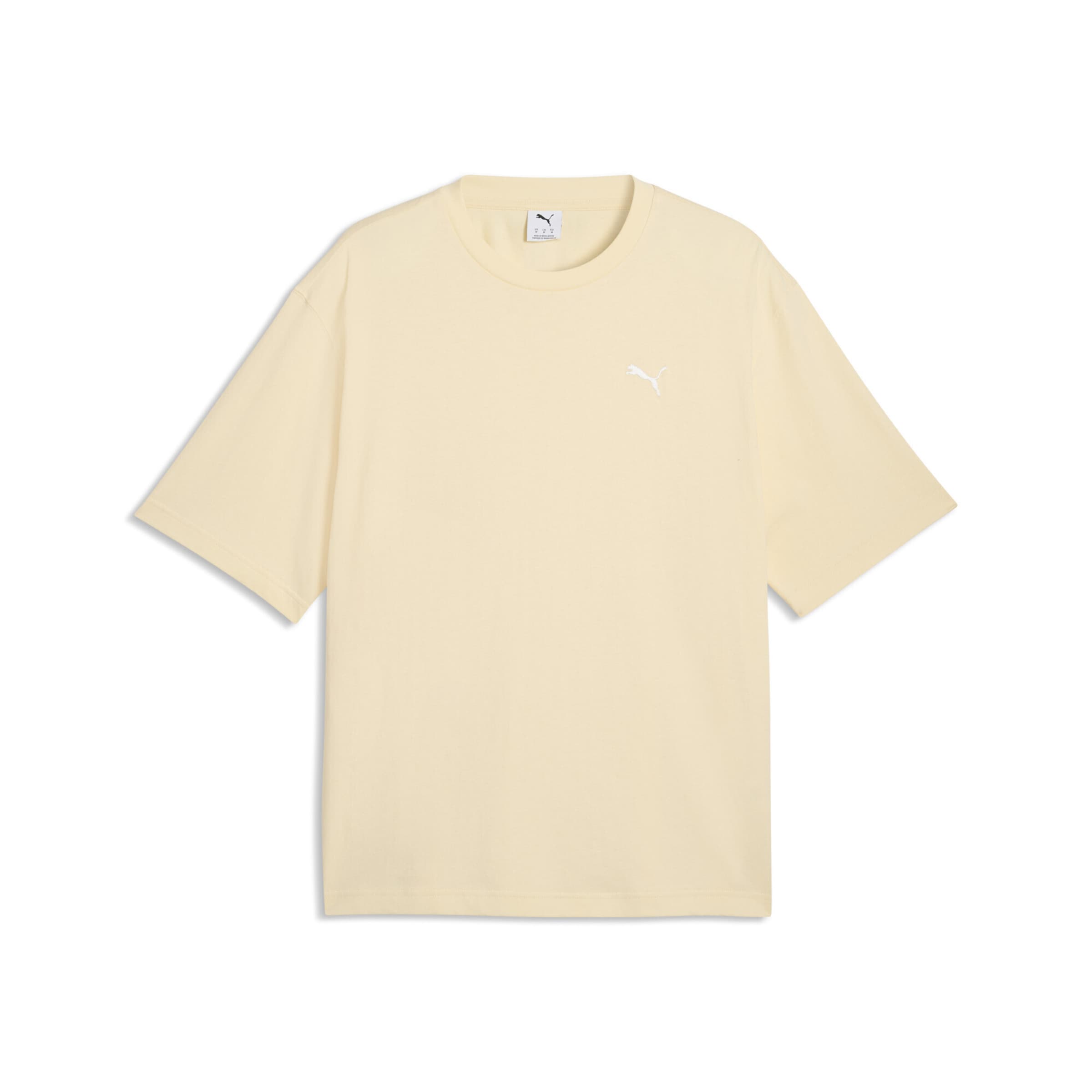 PUMA Performance Shirt 'Essentials ' in Beige: front