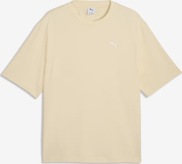 PUMA Performance Shirt 'Essentials ' in Beige: front