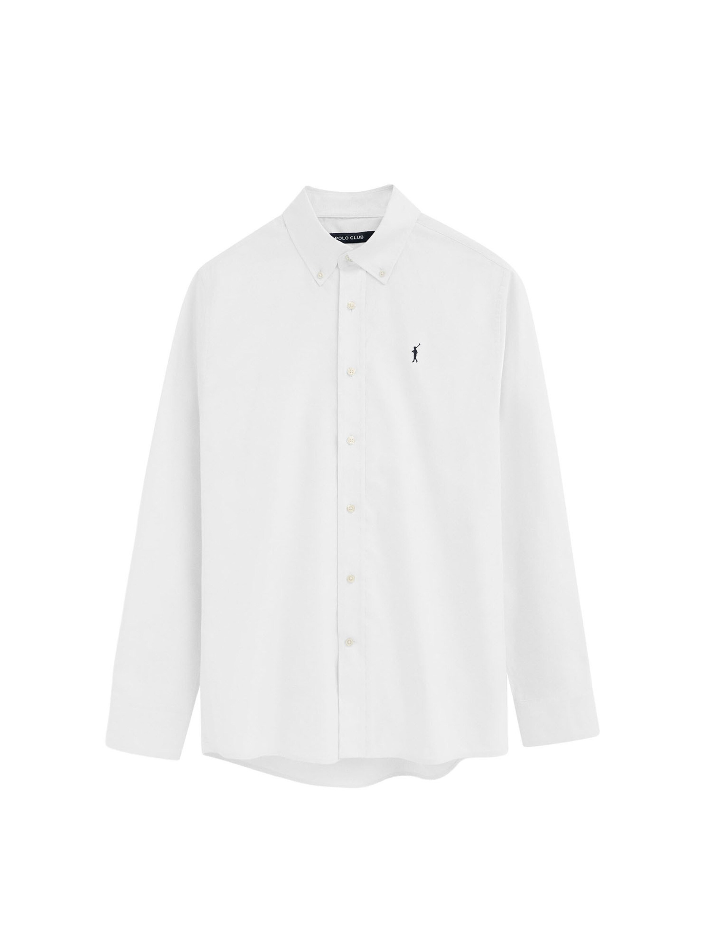 Polo Club Button Up Shirt in White, Item view