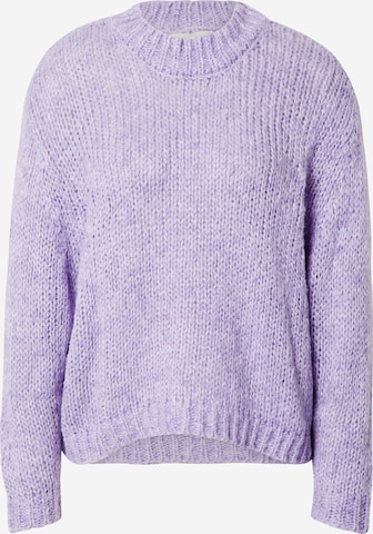 24COLOURS Sweter w kolorze fioletowy: przód