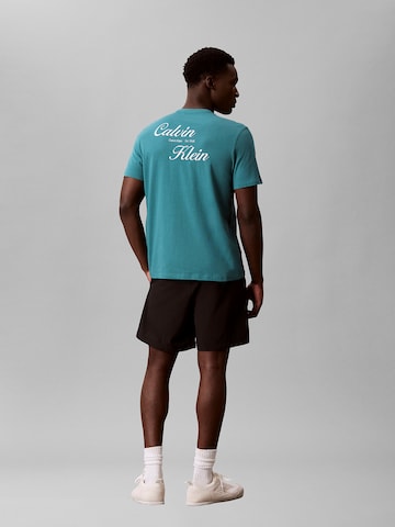Calvin Klein Jeans Regular Shirt in Groen: voorkant