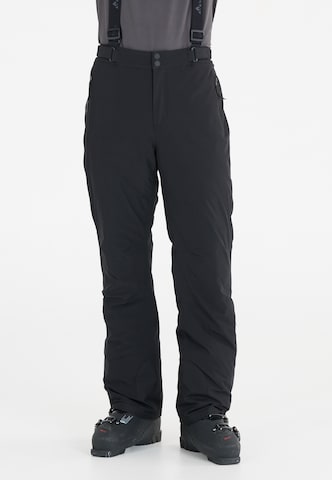 Whistler Regular Sports trousers 'Portivo' in Black: front