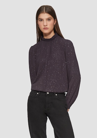 QS Bluse in Lila: Vorderseite