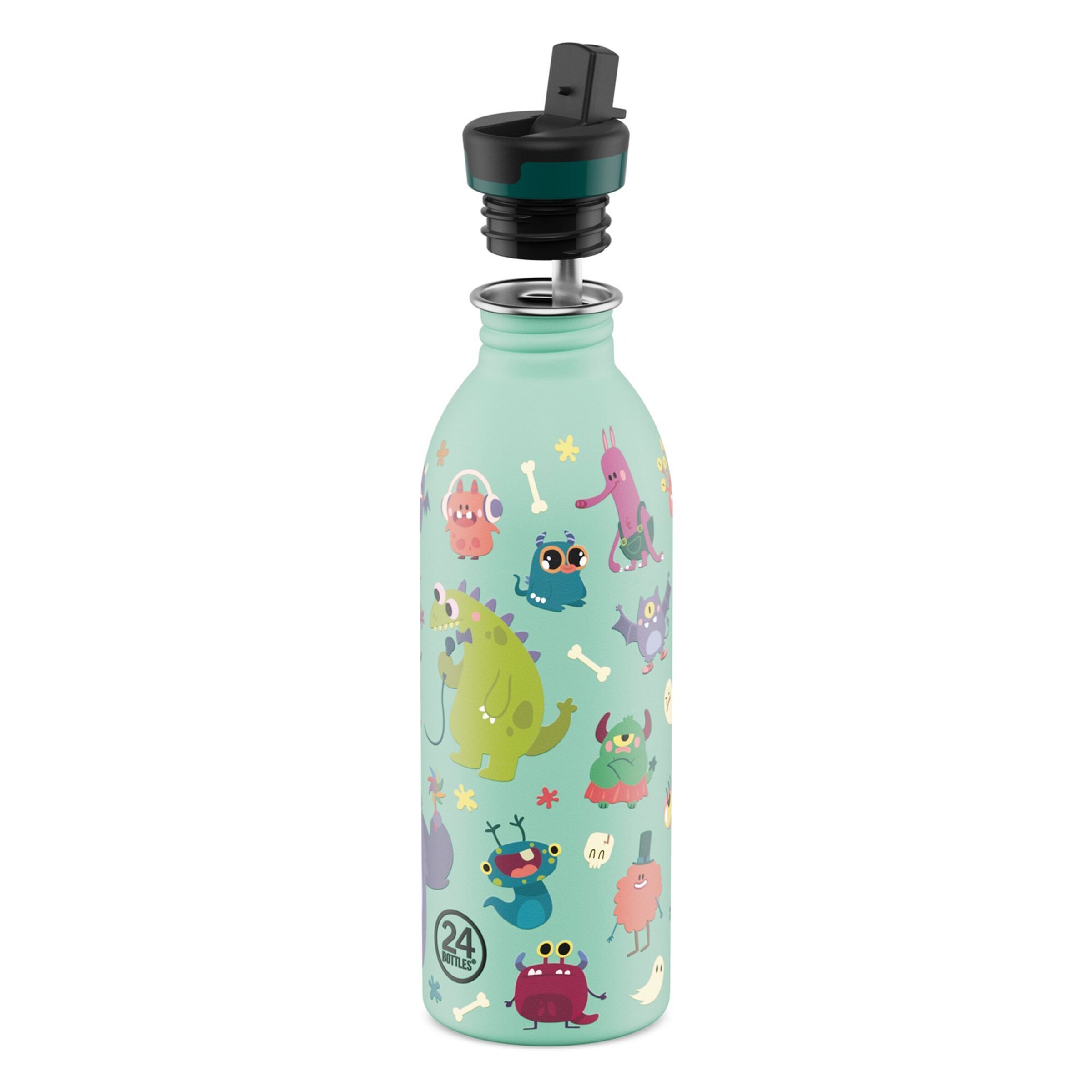 24Bottles Drinkfles 'Kids Urban' in Groen