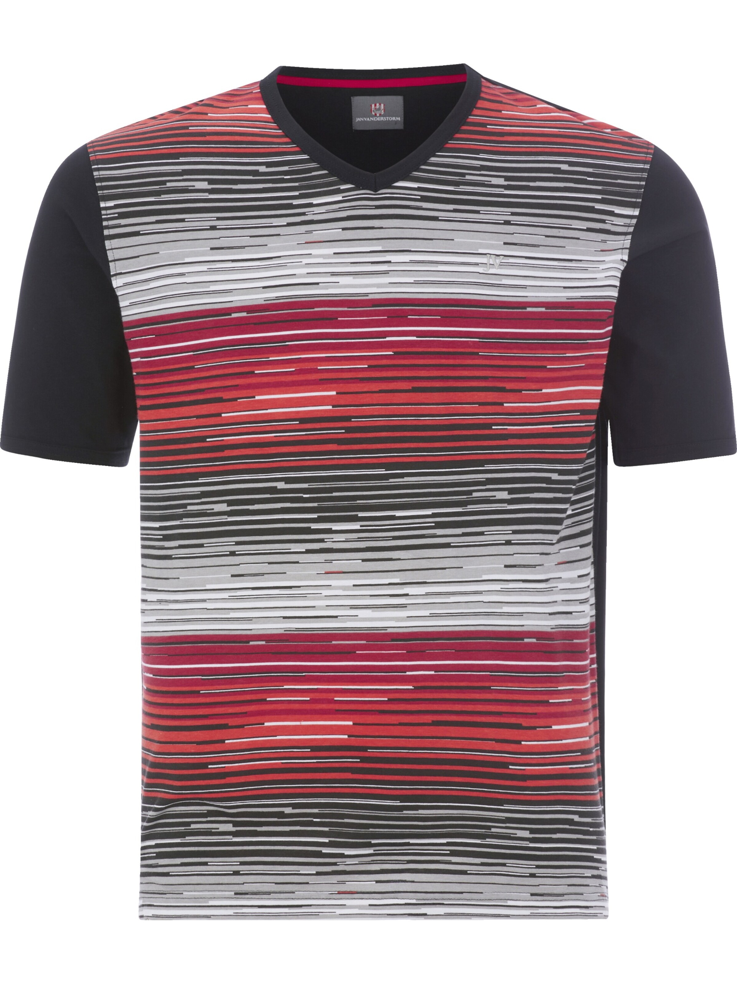 Jan Vanderstorm Schlafanzug 'Audun' in Schwarz