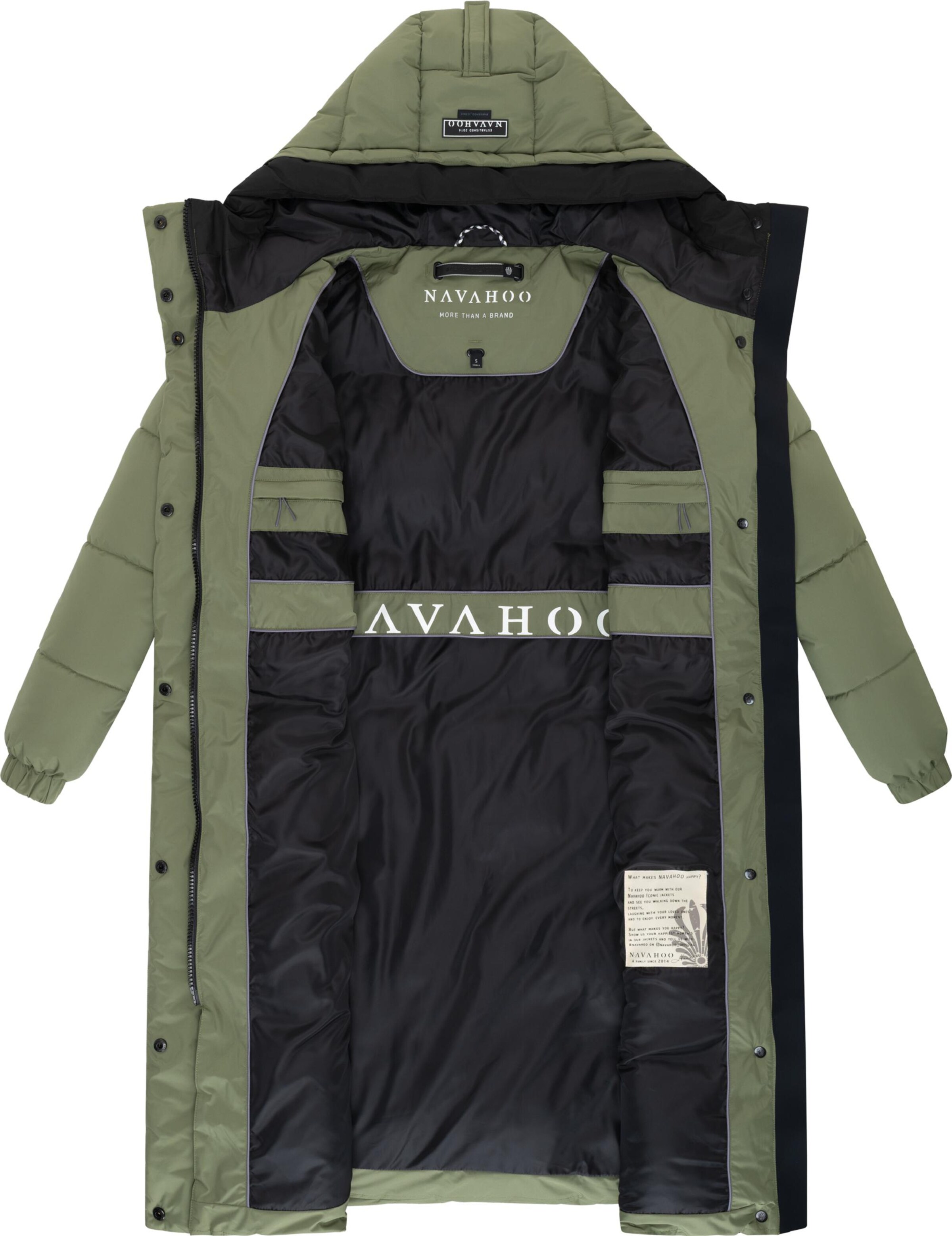 Cappotto invernale 'Taublüte XIV' di NAVAHOO in verde