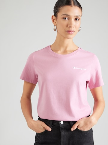 Champion Authentic Athletic Apparel Μπλουζάκι σε ροζ: μπροστά