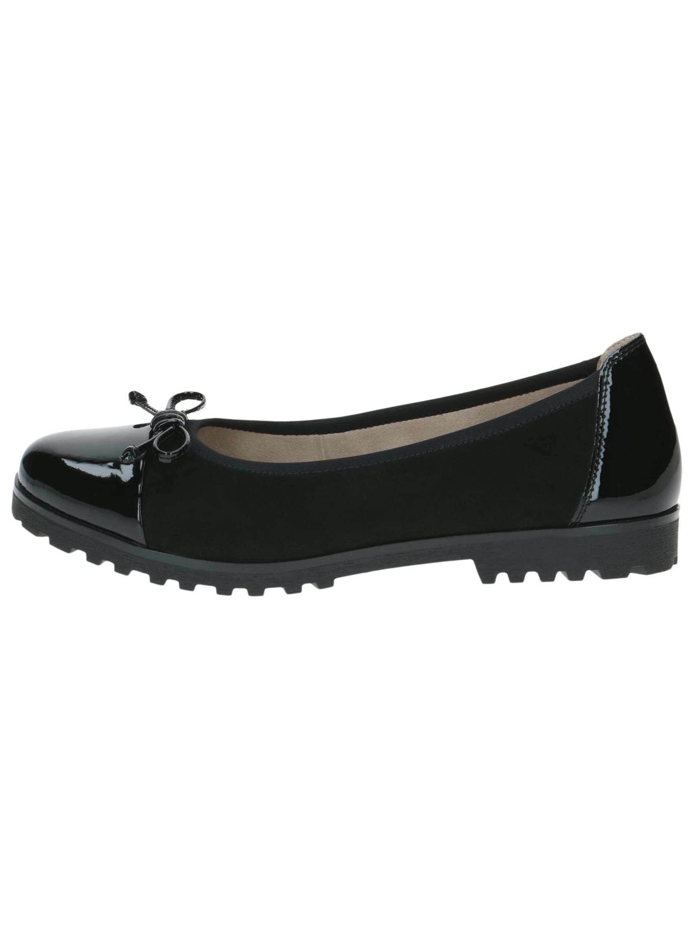 CAPRICE Ballet Flats in Black