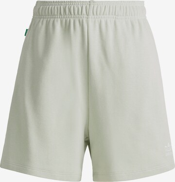 Wide Leg Pantalon 'Essentials' ADIDAS ORIGINALS en vert : devant