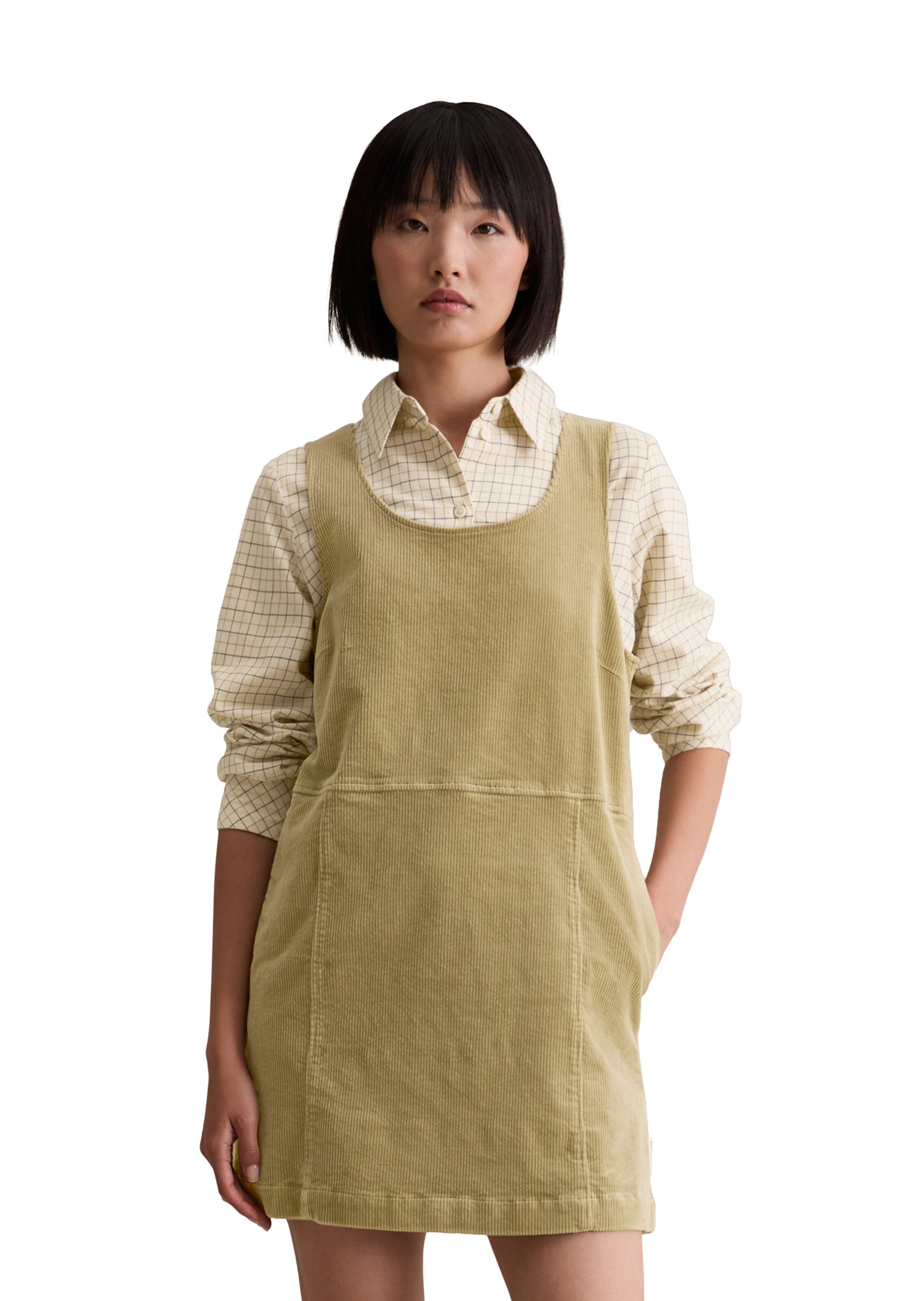 Marc O'Polo DENIM Jurk in Groen: voorkant