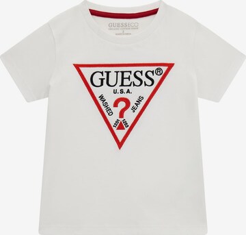 GUESS Regular Fit T-Shirt in Weiß: predná strana