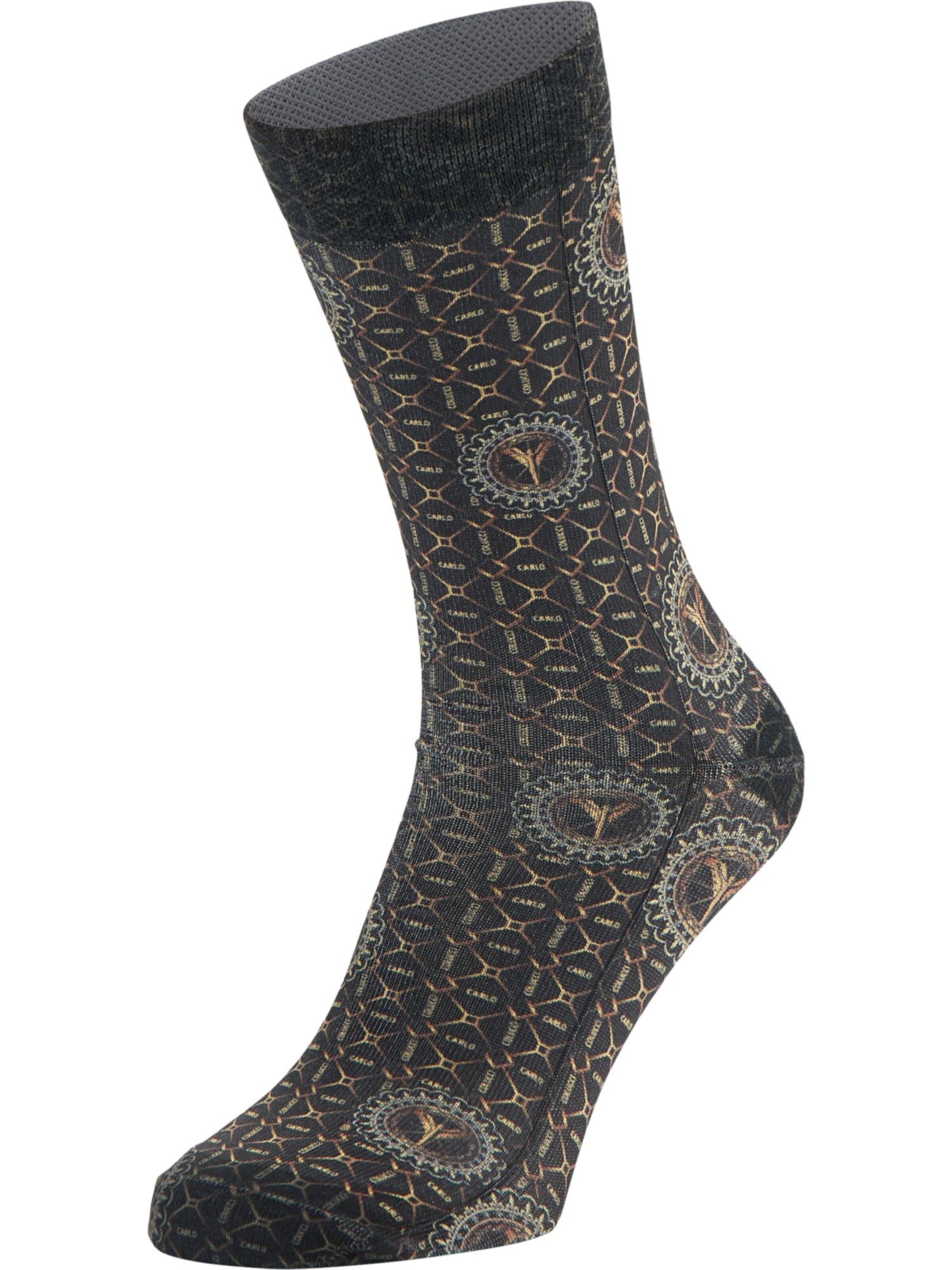 Carlo Colucci Socks 'Cloblisch' in Grey: front