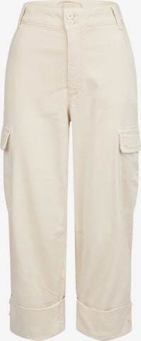 MARC AUREL Loose fit Cargo Pants in Beige: front