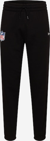 NEW ERA Tapered Pants in Black: front