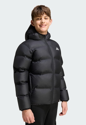ADIDAS SPORTSWEAR - Casaco deportivo em preto: frente