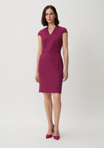 Robe fourreau COMMA en violet : devant