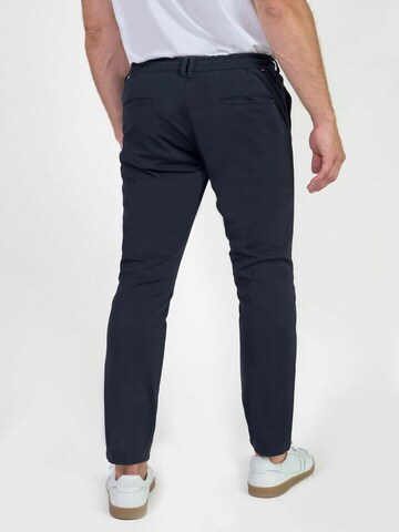 Le Temps Des Cerises Tapered Chino 'Malo' in Blauw