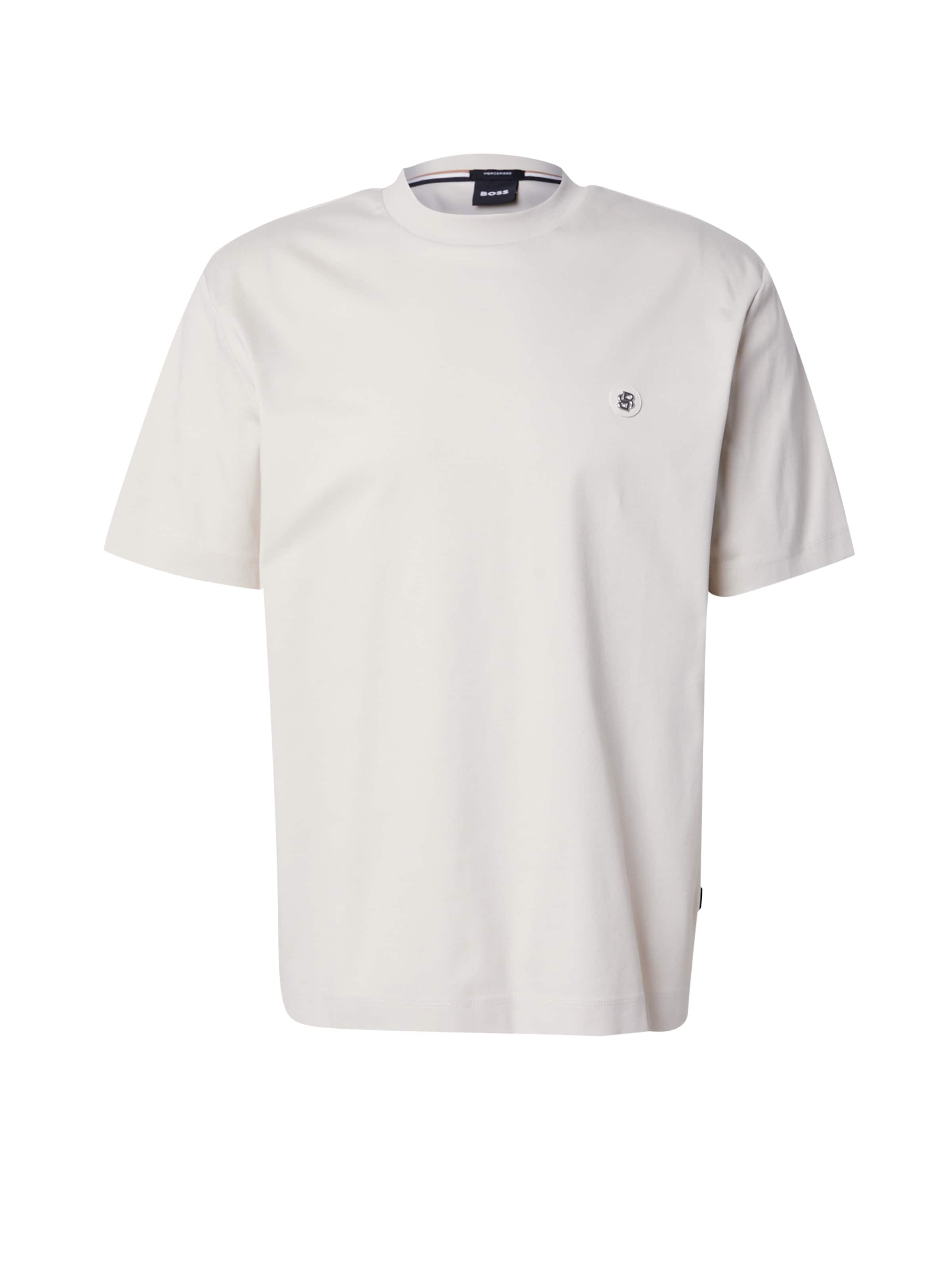 BOSS Футболка 'C-Taut 01' в Бежевый: спереди