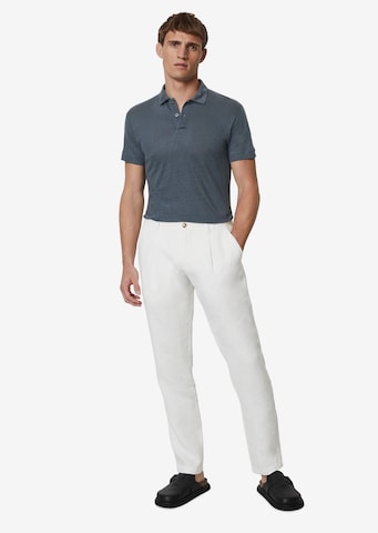 Marc O'Polo Tapered Chino Pants in White: front