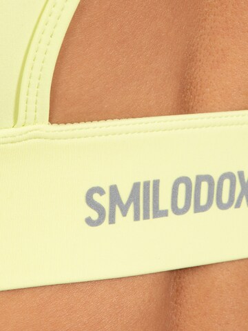 Bustier Soutien-gorge de sport 'Fastlane' Smilodox en jaune