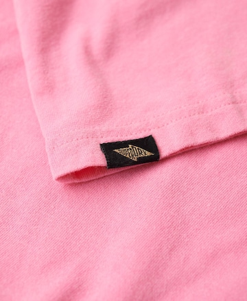 Superdry Тениска 'Lo-fi Rock ' в розово