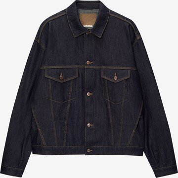 Pull&Bear Between-Season Jacket in Blue: front