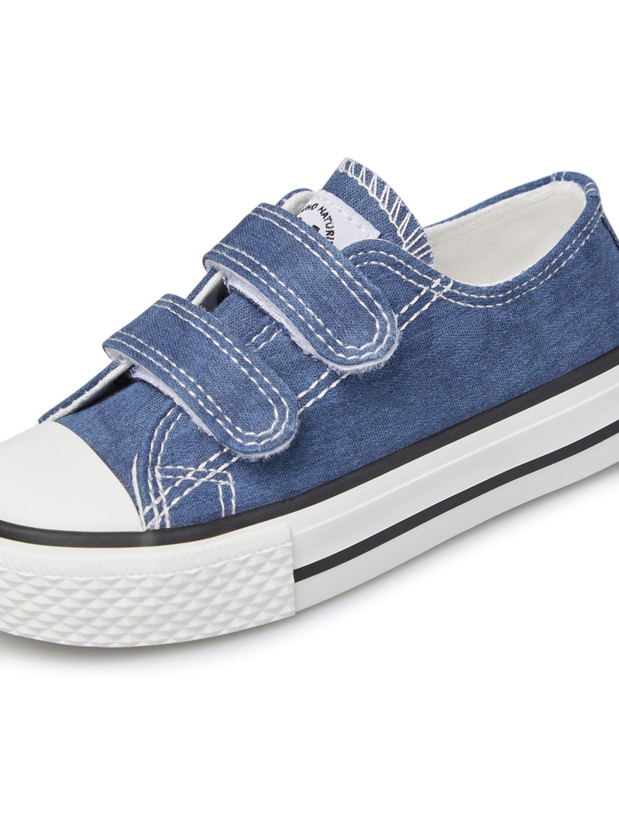 Baskets basses 'AYASY VL.' NATURINO en bleu