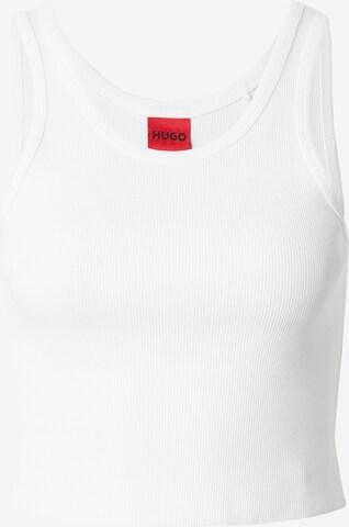 HUGO Top 'Dalilly' in White: front