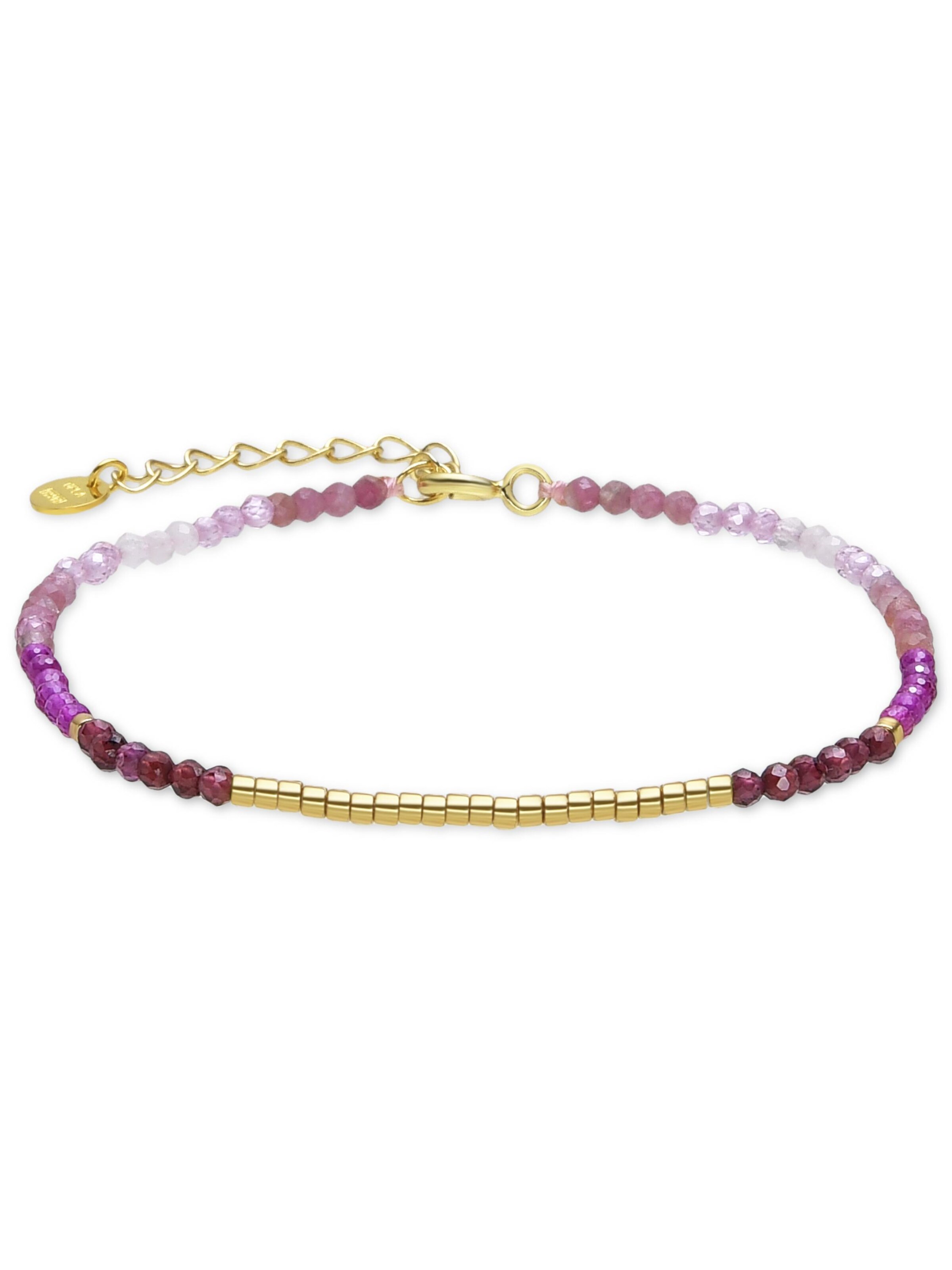 Luxenter - Pulsera 'Vados' en rosa: frente