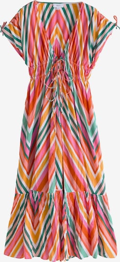 Next Strandkaftan in 36-38 in dunkelgrün / orange / pink / weiß, Produktansicht