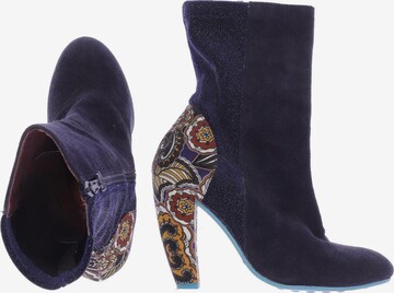 Desigual Dress Boots in 37 in Blue: front