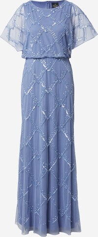 Adrianna Papell Evening Dress in Blue: front