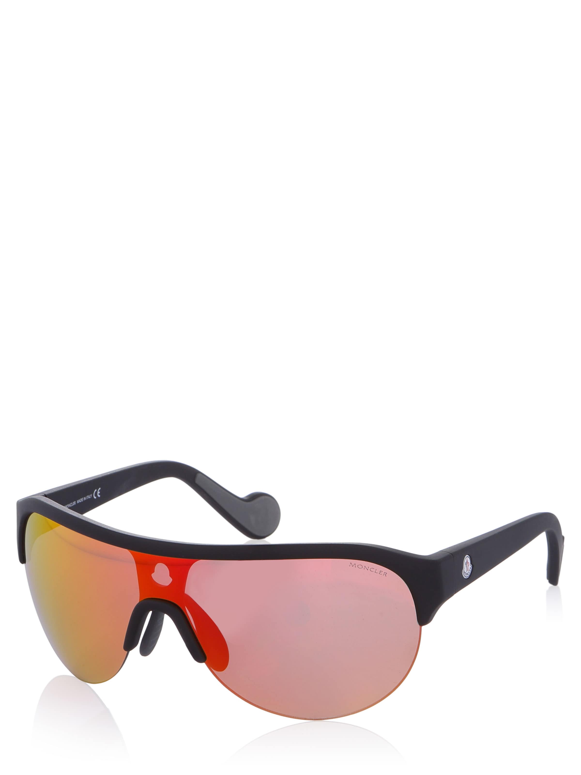 MONCLER Sunglasses in Black: front