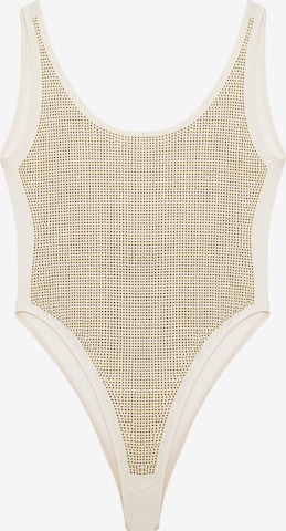 No Matter What Shirt body in Beige: voorkant